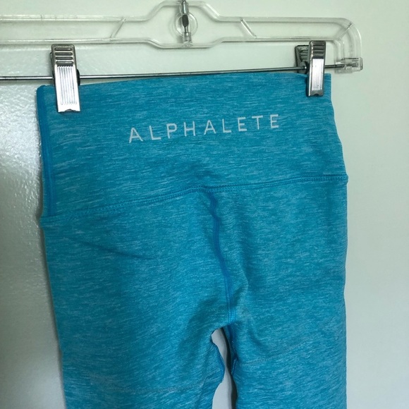 Alphalete Leggings Blue Compression XS - Picture 5 of 9